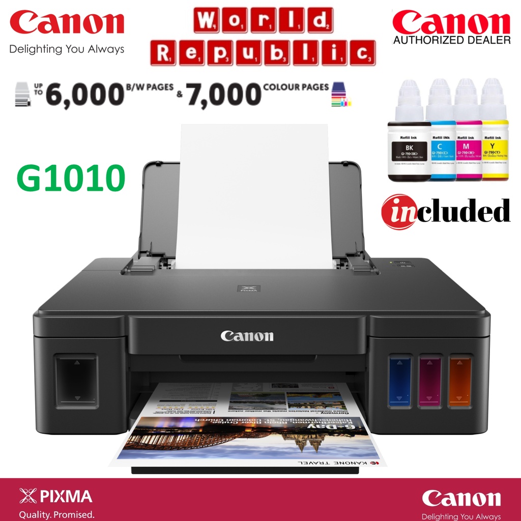 Canon Pixma G1010 Refillable Ink Prices And Promotions May 22 Shopee Malaysia