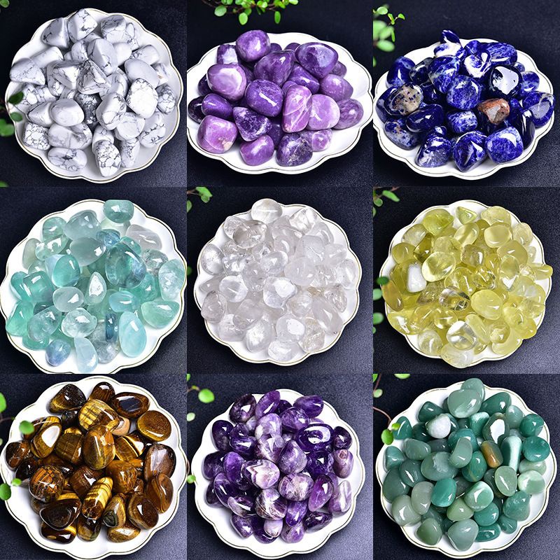 【Runxin Crystal】Natural Crystal Seven Chakras Healing Stones/天然水晶七脉轮疗愈石