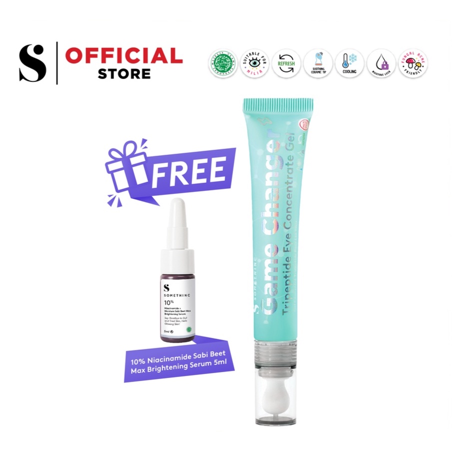 Somethinc GAME CHANGER Tripeptide Eye Concentrate Gel + Free ...