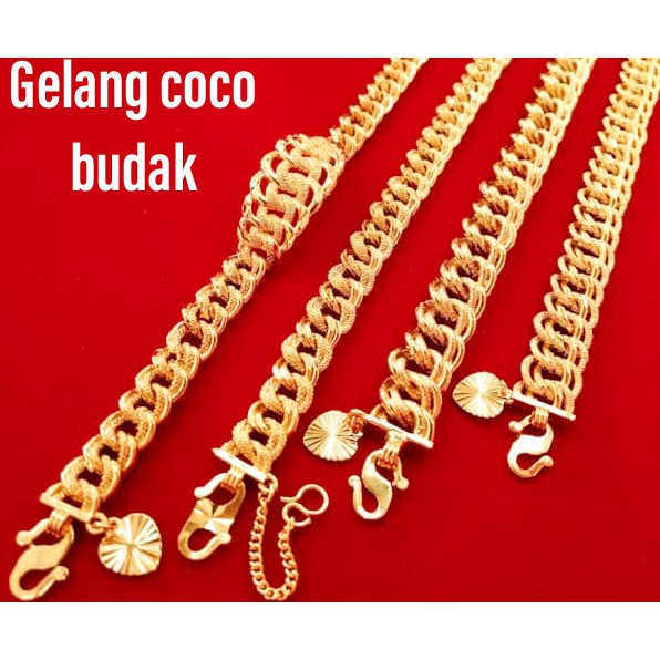  Emas  Bangkok Gelang  Budak Coco  Coco  Candy  yang comel 