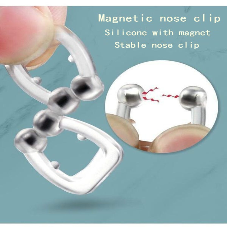 Silicon Stop Snoring Nose Clip Magnet Anti Snore Sleep Aid Device Night