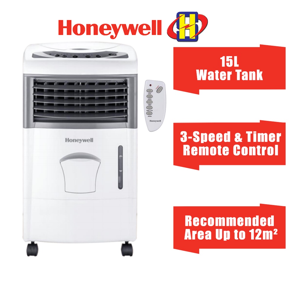 Honeywell Air Cooler (15L) 3-Speed & Timer Remote Control Evaporative Air Cooler CL151