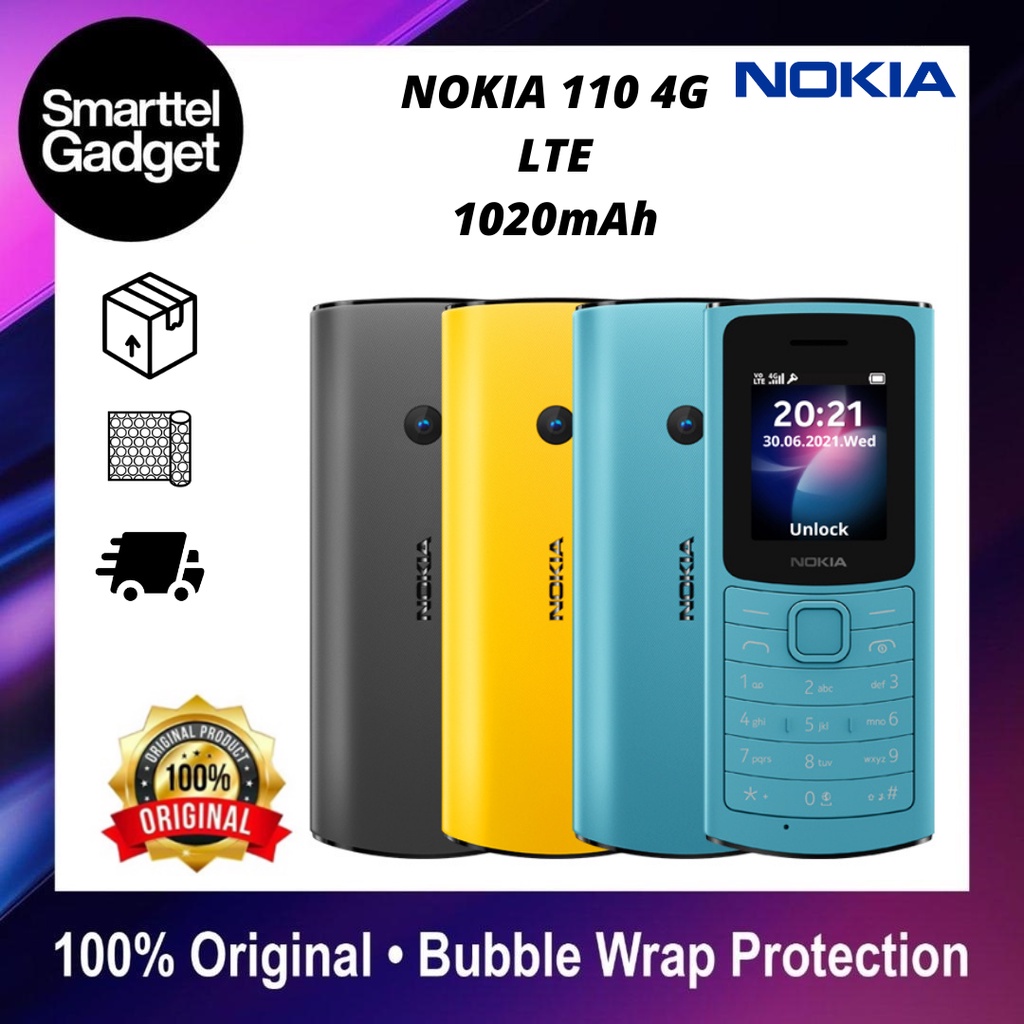 Nokia 110 4G Feature Phone With 1 Year Warranty By Nokia Malaysia ...