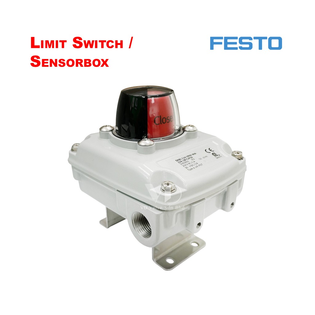 FESTO SRBC LIMIT SWITCH / SENSOR BOX FOR ALL ISO PNEUMATIC ACTUATOR