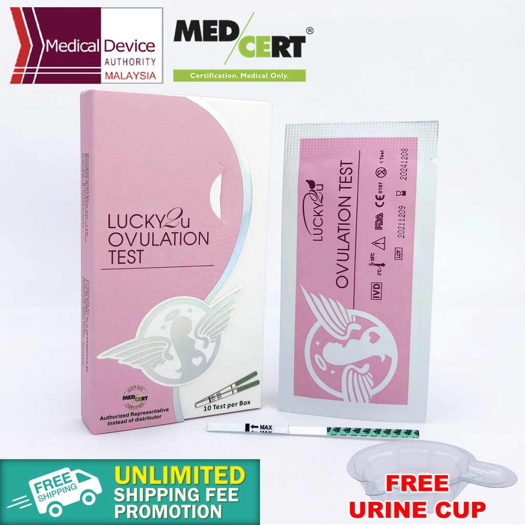 OPK Ovulation Test Kit (MDA Registered IVDB430982182282) Shopee