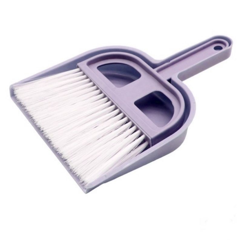NE_ KQ_ Plastic Hand Kitchen Dustpan and Brush Desk Cleaning Sweeper Dust Pan Go