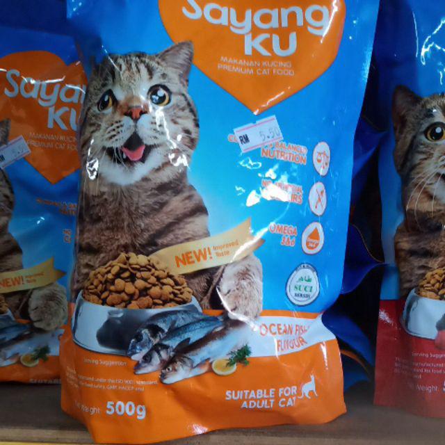 Sayangku Makanan Kucing 500g  Shopee Malaysia