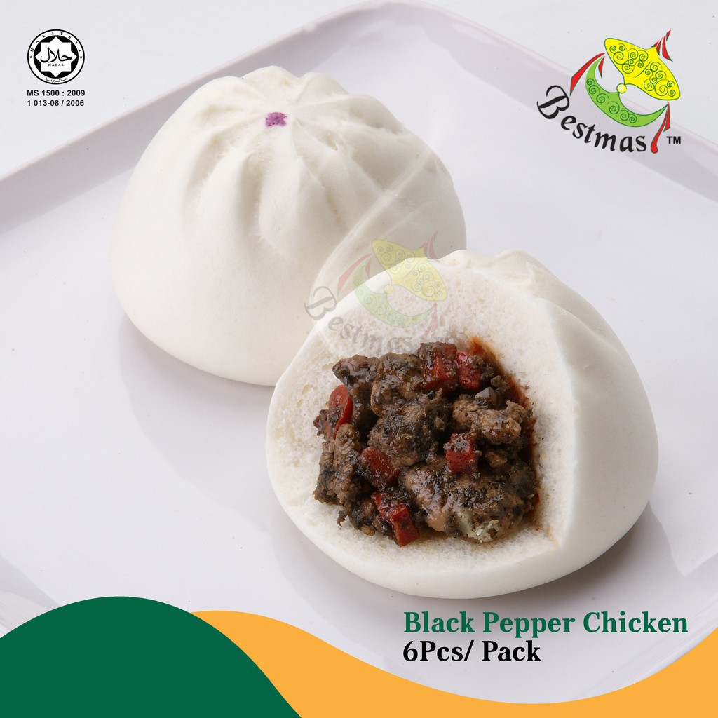 P07 Black Pepper Chicken (6Pcs) Savory Pau Shopee Malaysia