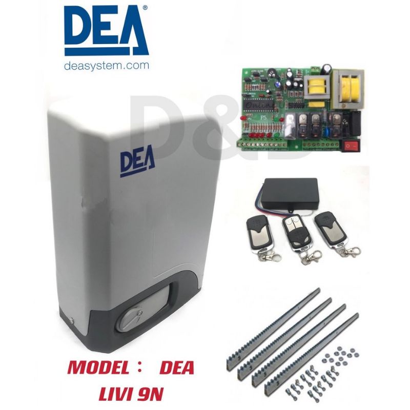 Made In Italy Dea Livi 9n Sliding Ac Motor Full Set Autogate System Shopee Malaysia