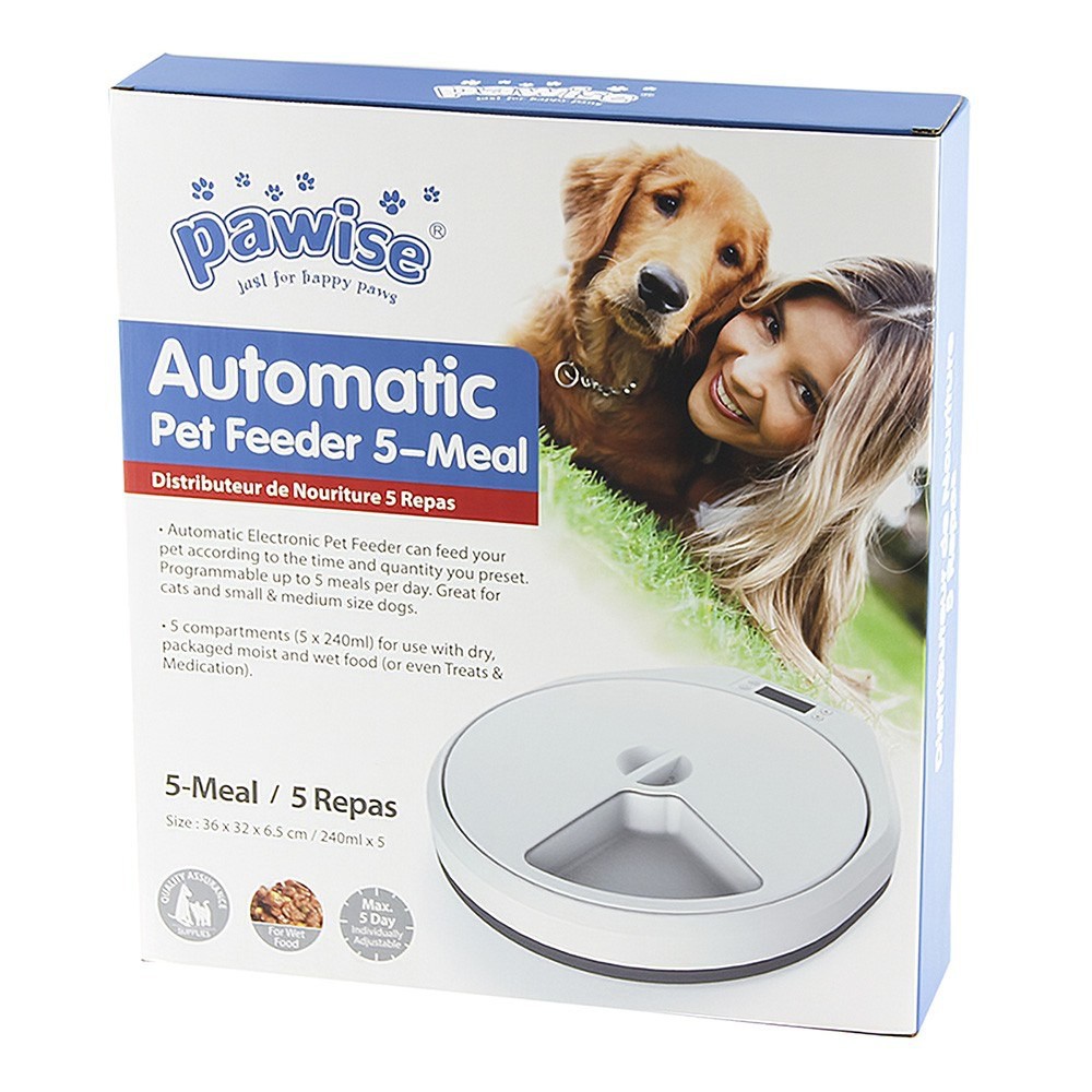 Pawise Automatic Pet Feeder Timing Feeder Shopee Malaysia