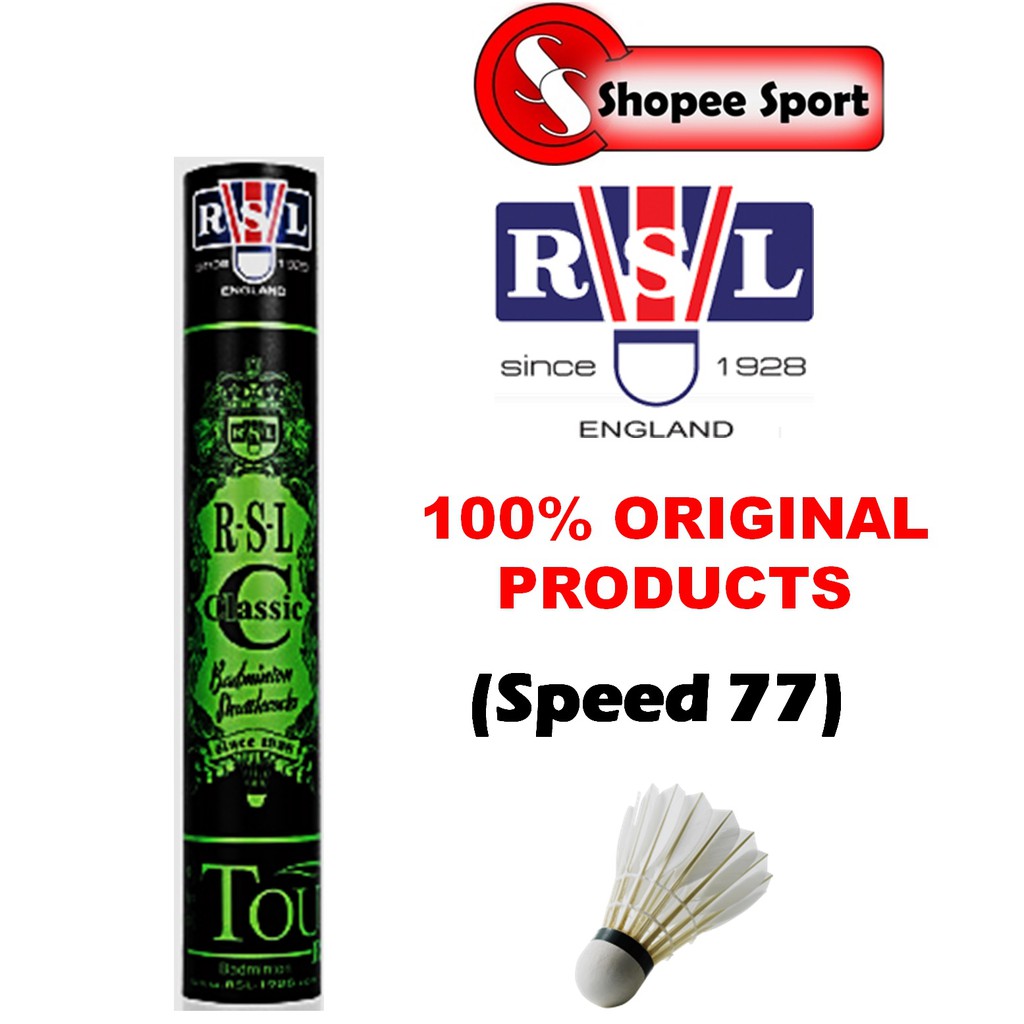 RSL Classic (Bubble Wrapping) 100 Original Shuttlecock (Speed 77