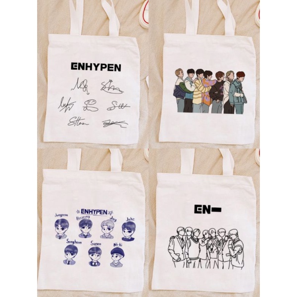 ENHYPEN KPOP IDOL TOTEBAG SLING BAG SCHOOL THE | Shopee Malaysia