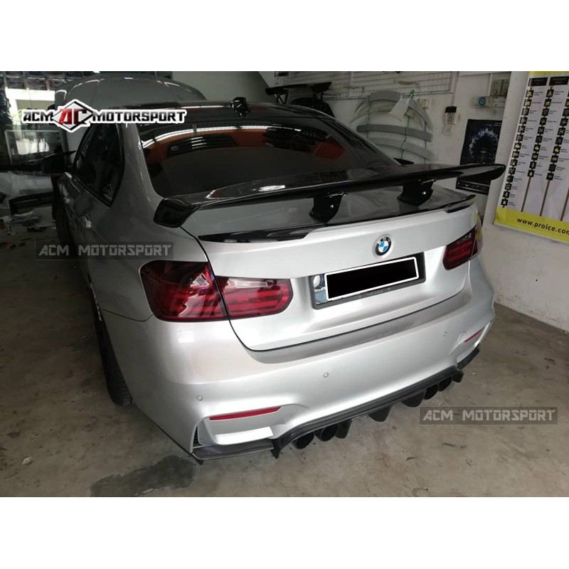 Bmw F30 3 Series Gt Wing Spoiler Audi Bmw Honda Toyota Fc Shopee Malaysia