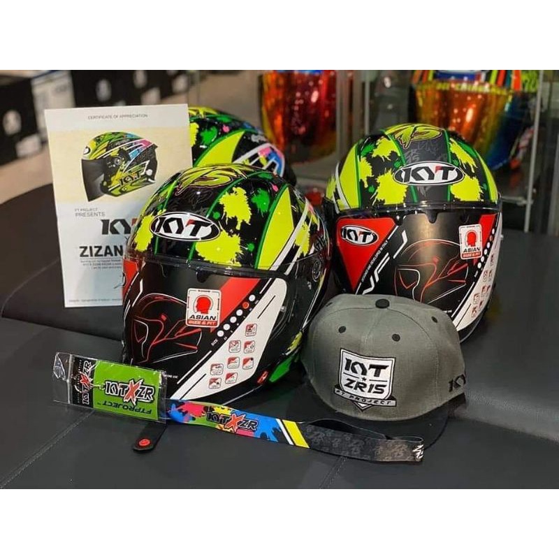 Buy 100 Original Kyt Helmet Nfj Double Visor Zizan Razak Limited Edition Seetracker Malaysia