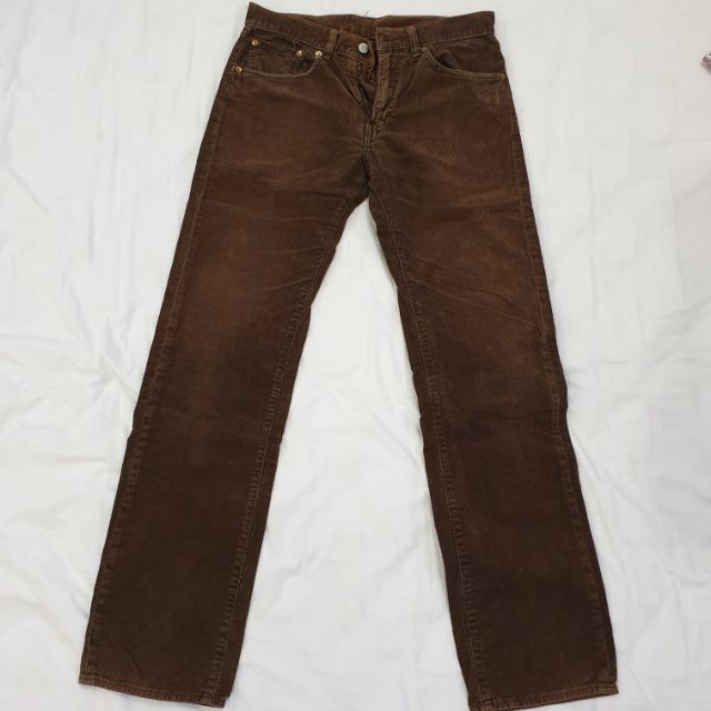 Levi's Corduroy Jeans Brown | Shopee Malaysia