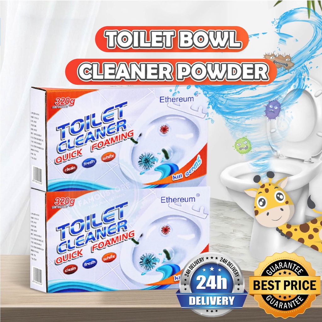 Toilet Bowl Cleaner Powder Antibacterial Stain Remover Cleaning ...