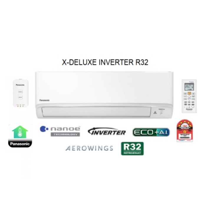 Panasonic 2hp R32 Deluxe Inverter Air Conditioner Aircond Nanoe X Nanoe G Cs Cu Xpu18wkh 1 Shopee Malaysia