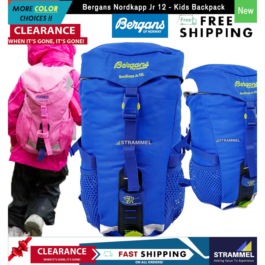 100% Authentıc] Bergans Junior 12 - Versatile Backpack For Little Explorers - Kids Backpack Bag For School | Shopee