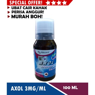 UBAT BATUK HOMECARE AXOL 3MG/ML CAIR KAHAK [EXP11/21]  Shopee Malaysia