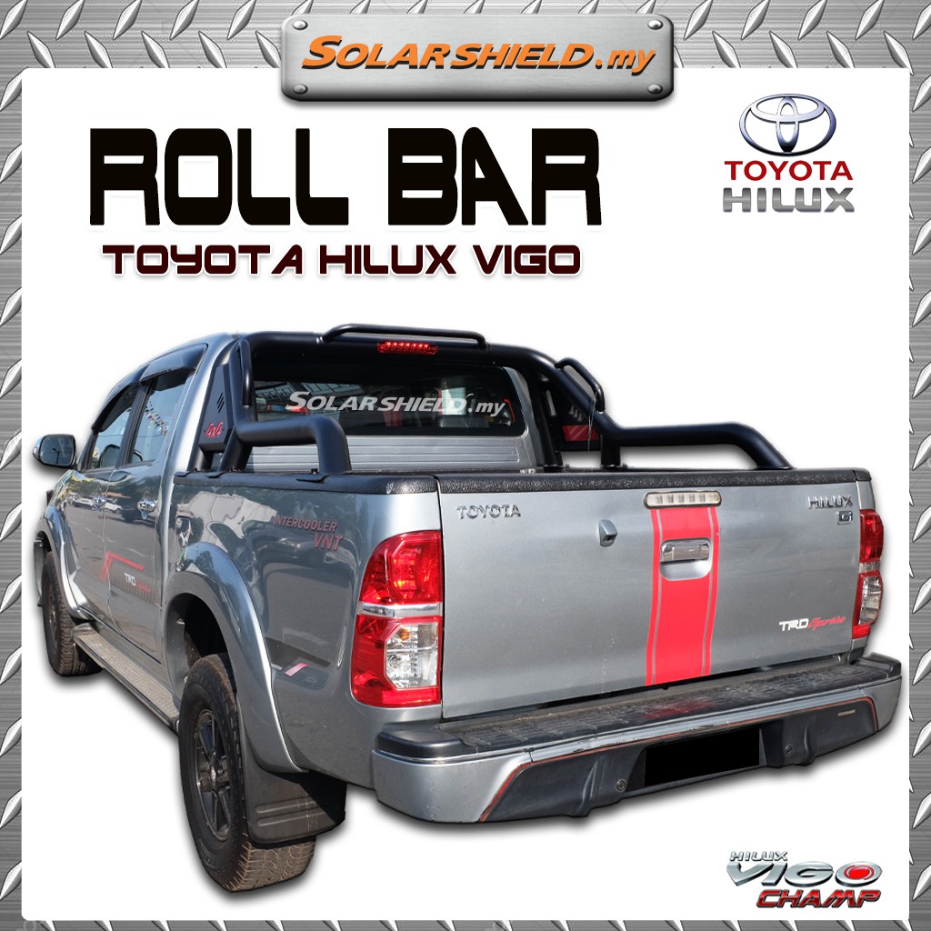 Toyota Hilux Vigo Hamer Triton Style Roll Bar 2016 To 2021 