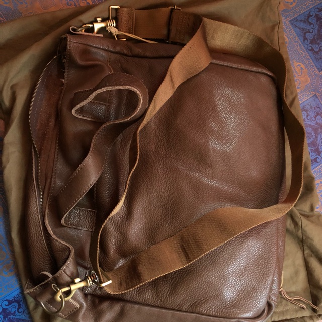 timberland leather messenger bag