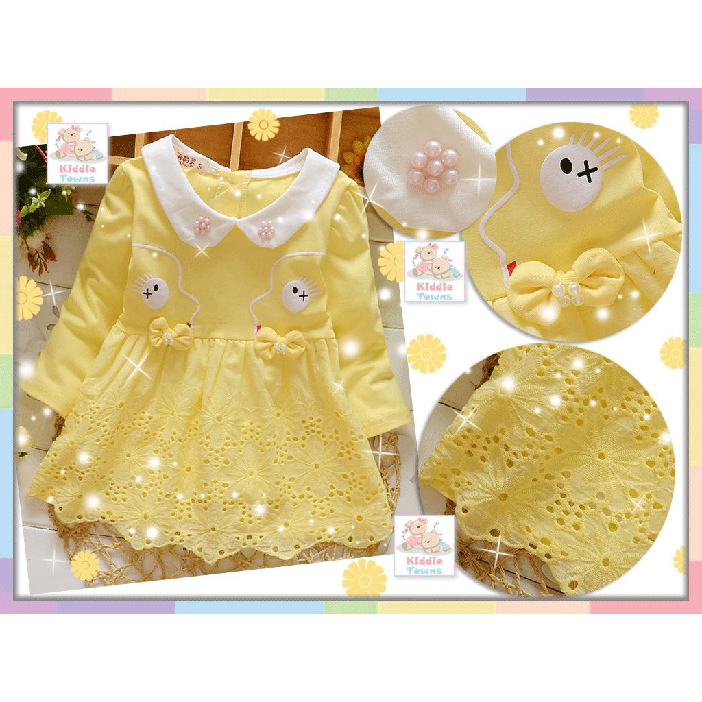 long sleeve baby gown