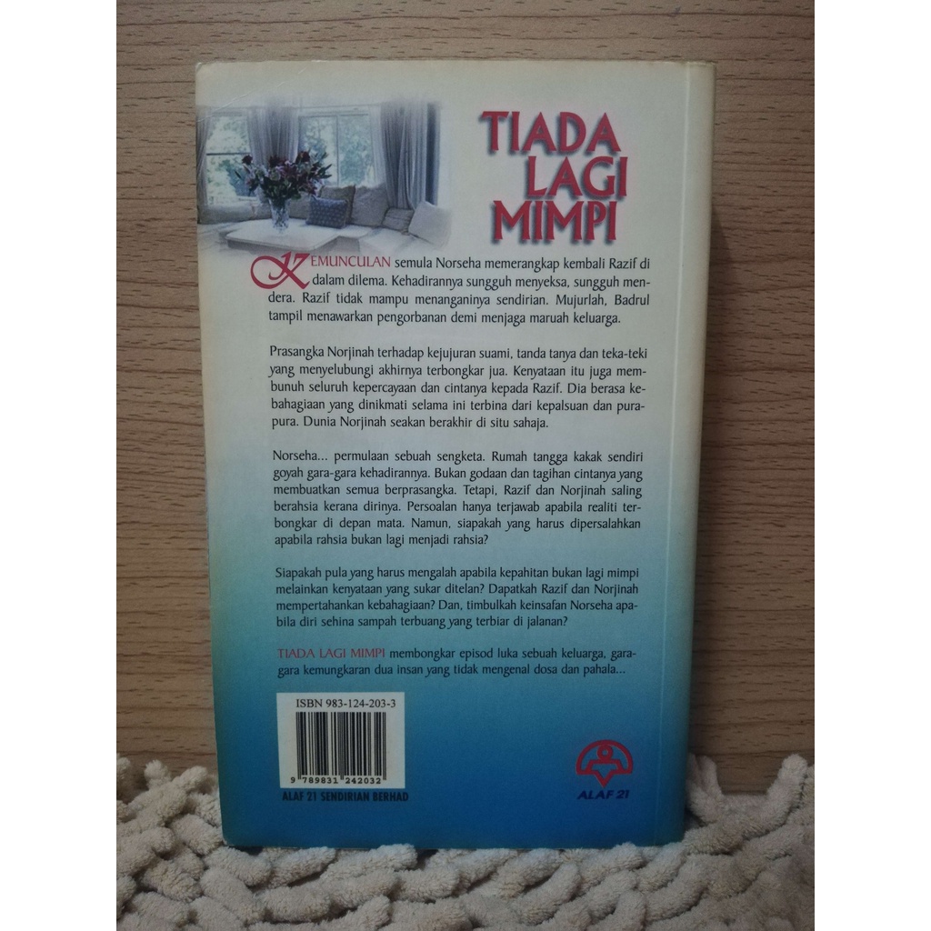 Novel Preloved Terpakai Murah Sharifah Abu Salem Tiada Lagi Mimpi Shopee Malaysia