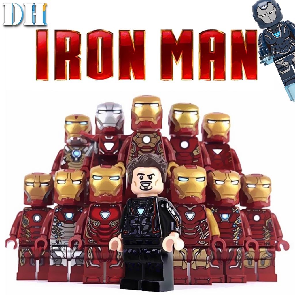 all iron man lego figures