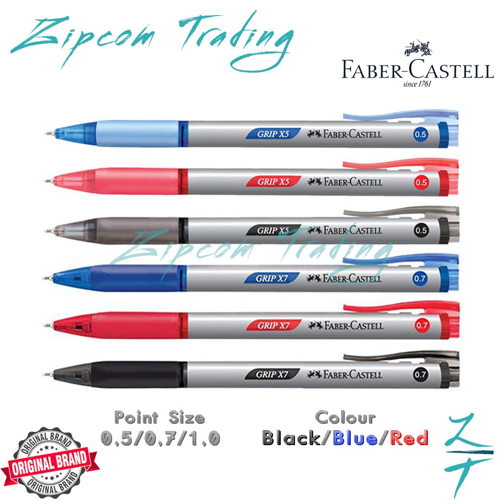 Faber Castell Grip X Ballpoint Pen Grip X5 /Grip X7 / Grip X10 Shopee Malaysia