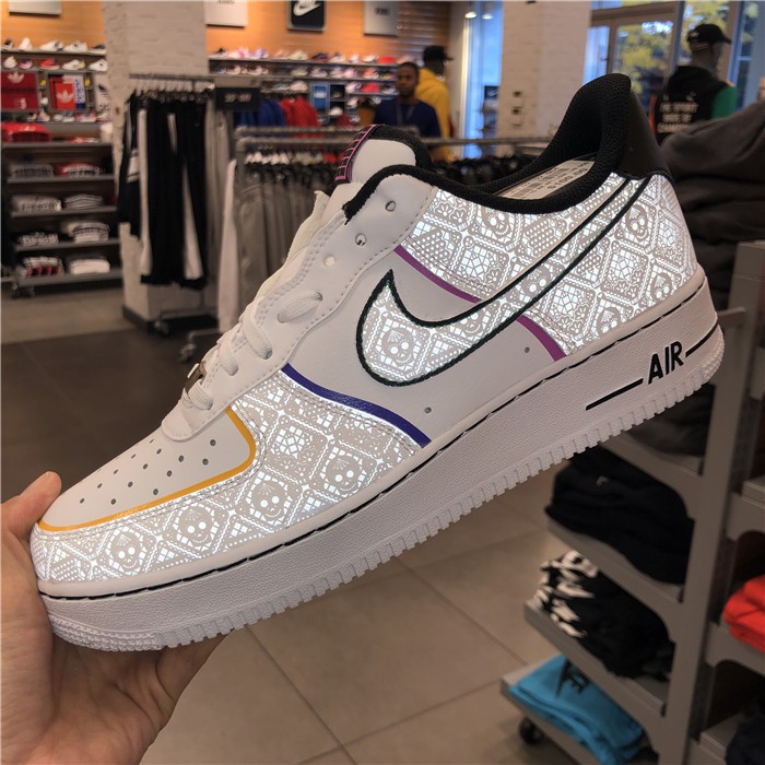 af1 day of the dead reflective