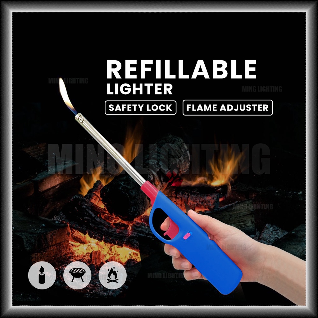 Multi purpose Gas Lighter Gun NYC Refillable Kitchen Lighters BBQ ...