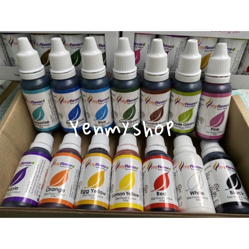 My Flavor Food Coloring Gel Based Edible Food Colouring HALAL 食用色素