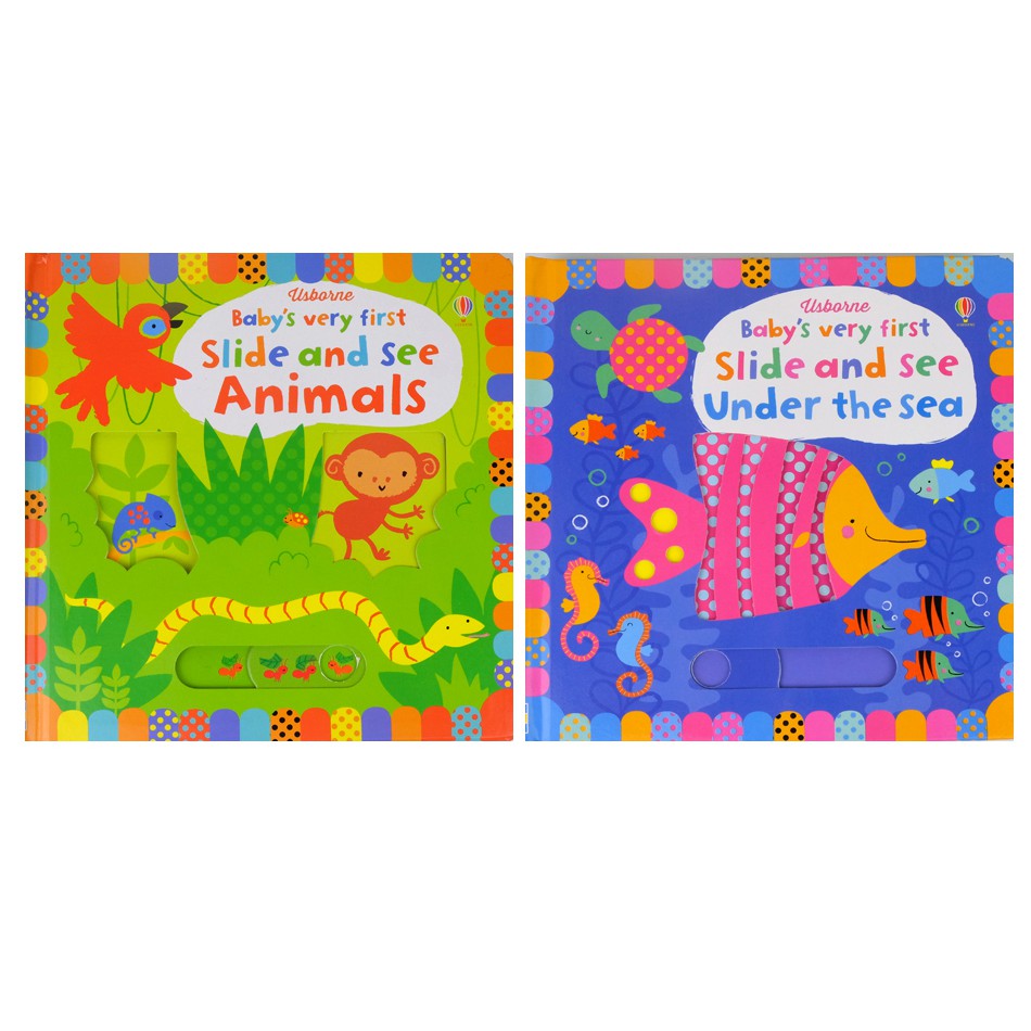 Usborne - Baby's very first Slide and See (Animals / Under the sea ...
