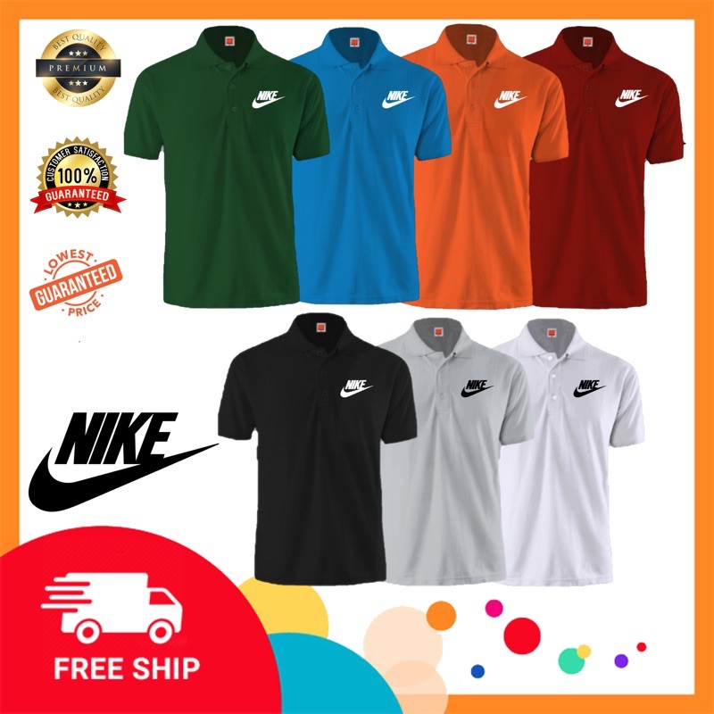 nike collar t shirt