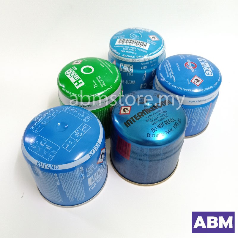 Bunsen Burner Gas Refill Butane Cartridge HmbG Eco / HmbG Extra / HmbG