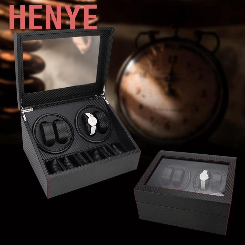 Henye Winding machine Watch winder Automatic watch 4 pcs + 6 Storage
