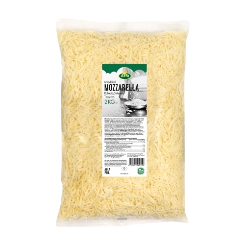 Arla Mozzarella Cheese Shredded 2KG/PKT (Delivery in Klang Valley Only