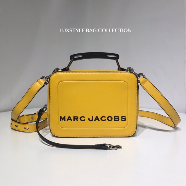 marc jacobs box bag yellow
