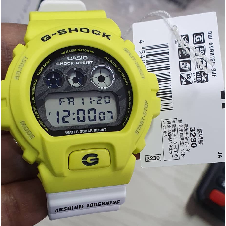 Japan Set G Shock Dw 6900 Dw 6900tga Dw 6900tga 9jf Shopee Malaysia