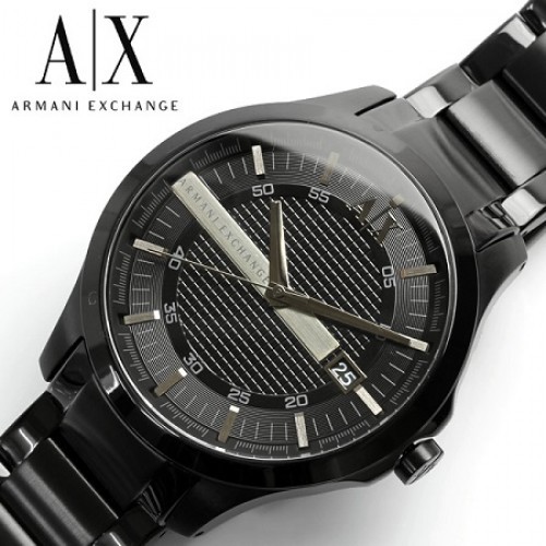 OFFICIAL WARRANTY) Armani Exchange Men's AX2104 Black Stainless Steel Watch  (2 Years AX Warranty) | Shopee Malaysia