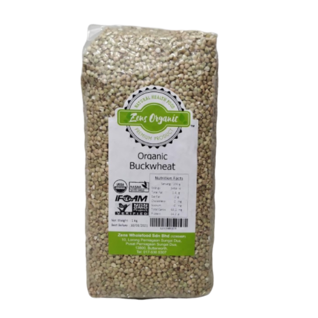Zens Organic Premium Grade Organic Raw Buckwheat 1KG Shopee Malaysia