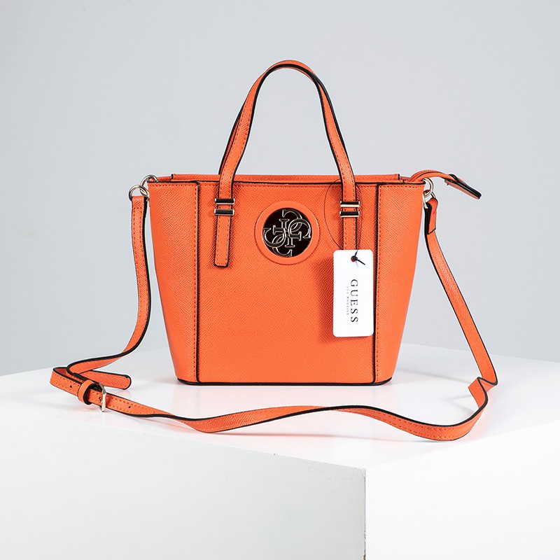 guess orange bag