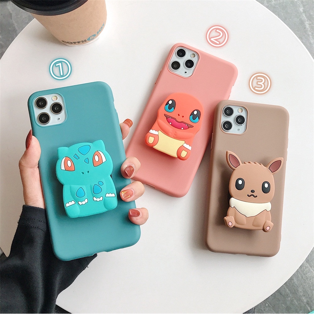 Pokemon Stand Phone Case Iphone5 5se Iphone6 6s Plus Iphone7 8 Plus Iphone X Xs Iphone Xr Xsmax Iphone 11 Pro Max Phone Casing Cover Shopee Malaysia