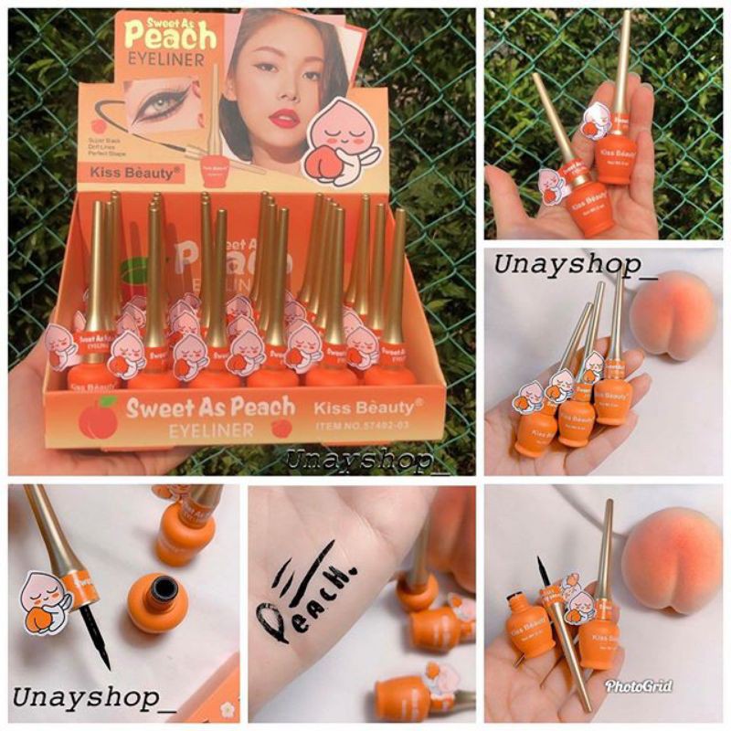 Sweet Peach Eye Liner By Kiss Beauty Original Thailand Shopee Malaysia