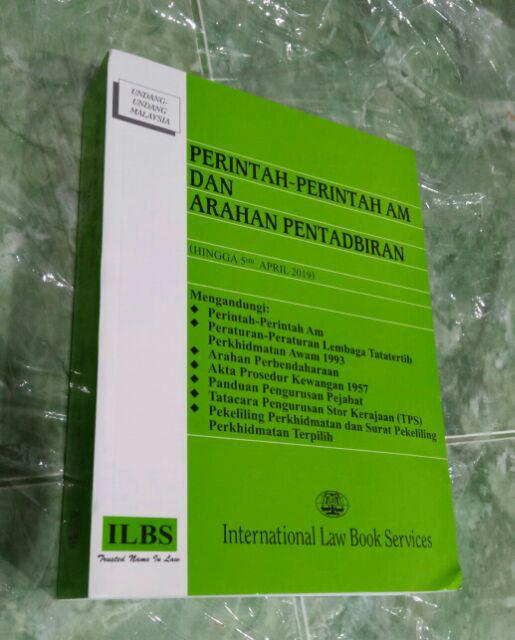 Perintah-Perintah Am dan Arahan Pentadbiran (Edisi Terbaru ...