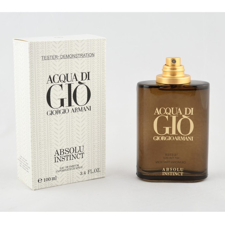 Tester Box Giorgio Armani Acqua Di Gio Absolu Instinct Edp 125ml Shopee Malaysia