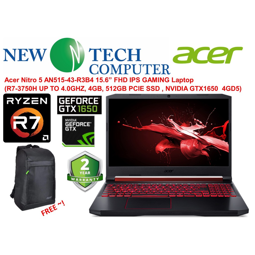 acer nitro an515 43 ryzen 5 3550h