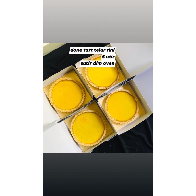 tart telur dan brownies