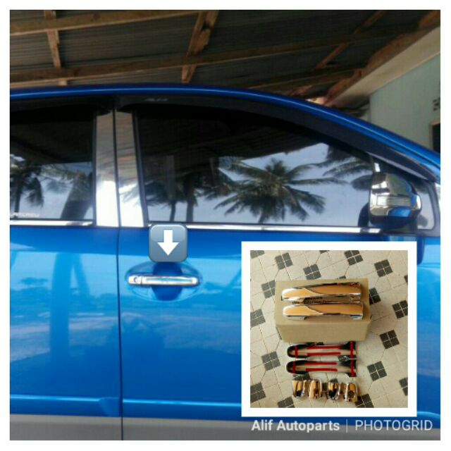 READY STOCK💥 Cover Door Handle Buka Pintu Chrome Krom 