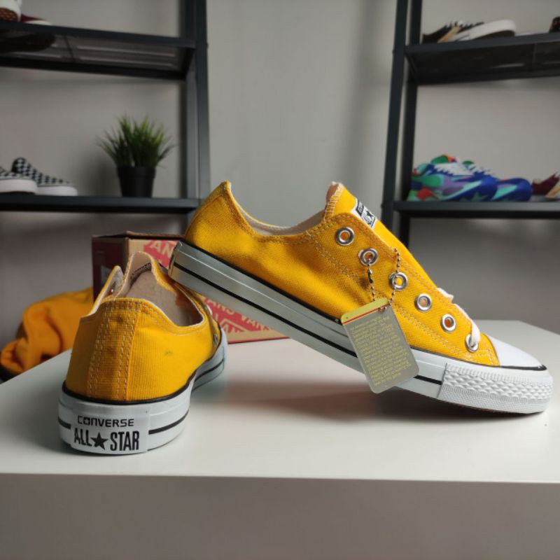 converse kuning mustard